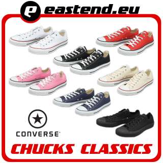 Original CONVERSE CHUCKS LOW All Star Sneaker 6 Farben  
