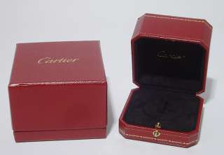 Cartier Ring Box mit drehbarem Innenteil und Umkarton  