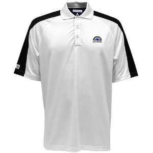  Colorado Rockies Force Polo Shirt (White): Sports 
