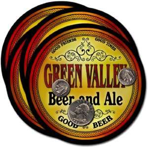 Green Valley , WI Beer & Ale Coasters   4pk
