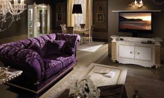 Exklusive Luxus Polstergar​nitur Sofa Couch Lila Mythos Stilmöbel 