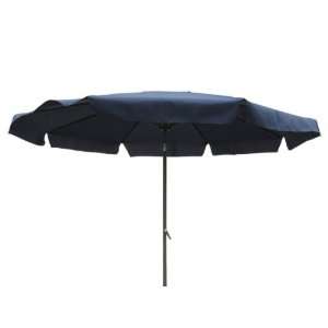  Navy Blue Patio Umbrella 10 foot with Crank and Handle 