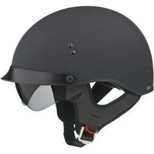   GMax GM55 Full Dress Half Helmet   X Large/Flat Black: Automotive