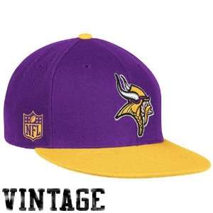  Minnesota Vikings Structured Fitted Reebok Hat Size 7 