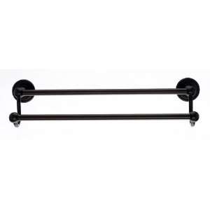  Top Knobs   Bath Double Towel Rod   Oil Rubbed Bronze   Rope 