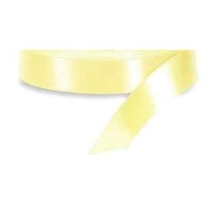   Yds Single Face Satin Ribbon  Baby Maize (lt yellow): Everything Else