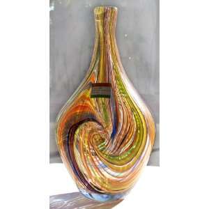  Hand Blown Murano Art Glass Made in Italy with Sticker A01 