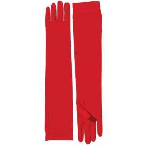  Long Red Nylon Gloves Toys & Games