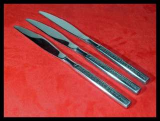 ONEIDA Phoenix Profile Stainless (3) Dinner Knives  