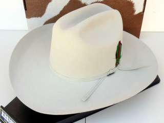 Resistol Cowboy Hat 4X Beaver Fur Silverbelly Cattleman  