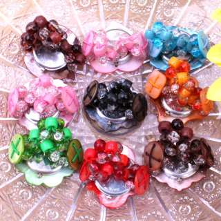 Bulk 12pc Assorted Colorful Sea Shell Bracelet Watches  