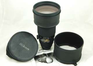 Nikon 200mm f/2 12 ED IF Nikkor MF Lens 99% MINT+ CASE  