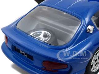 1996 DODGE VIPER GTS COUPE BLUE 1:24 DIECAST MODEL CAR  