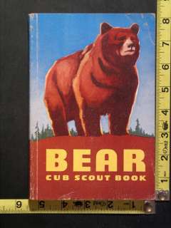 Vintage 1954 Bear Cub Scout Book Nice BSA Collectable  