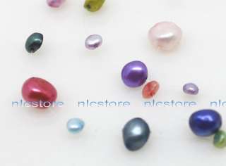   shinning star multi color pearl beads necklace natural gem best gift