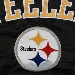 Pittsburgh Steelers Color Blocked Pullover Windshirt 