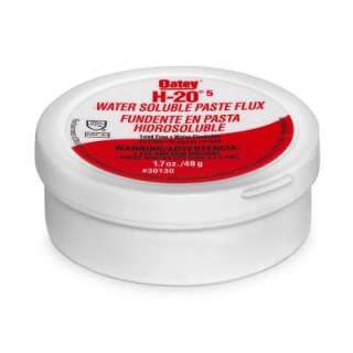 Oatey H 20 1.7 Oz. Water Soluble Solder Paste Flux 30130 at The Home 