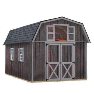 Woodville 10 ft. x 16 ft. Wood Storage Shed Kit includes Floor without 