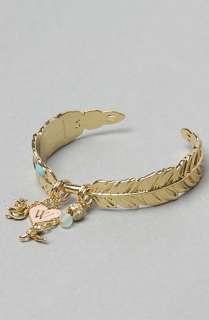 Wildfox The Golden Feather Charm Bangle  Karmaloop   Global 