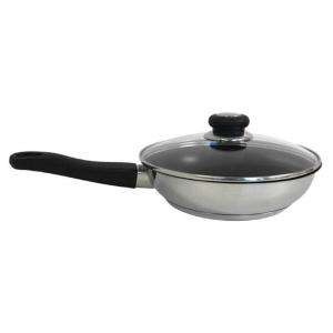 SPT 10 in. Induction Ready Non Stick Stainless Fry Pan with Excalibur 