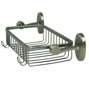    Steel Shower Basket in Brushed Nickel 400088 011 