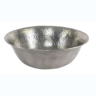 Barclay Products 16 in. Above Counter Basin in Hammered Pewter 6841 PE 