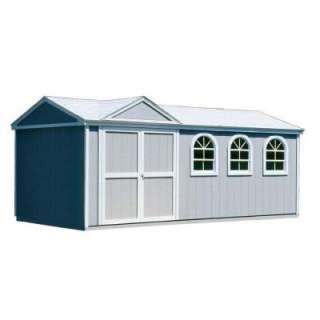   18 ft. Wood Storage Building with Floor Kit 18417 8 at The Home Depot