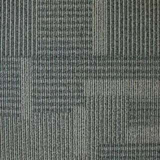 EuroTile Park Avenue Steel 19.7 In. X 19.7 In. Carpet Tile (20 PC/Case 