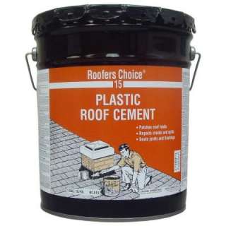 Roofers Choice Plastic Roof Cement 4.75 Gallon RC015470 at The Home 