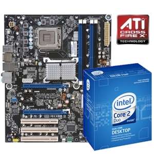Intel DP45SG Motherboard CPU Bundle   Intel Core 2 Duo E7400 Processor 