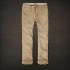   Hollister by Abercrombie Khaki Slim Straight Chino Pants New 32 x 34