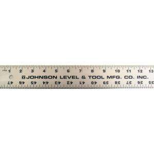 Johnson 48 in. Aluminum Straight Edge Ruler J48 