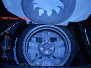 NISSAN 370Z STEALTH SUB BOX FITS IN SPARE TIRE NISMO 13  