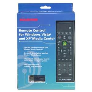 Diamond GRC100 Green Button Remote Control   USB Receiver, Windows 7 