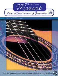 Mozart For Acoustic Guitar Ben Bolt Tab Book Cd NEW!  