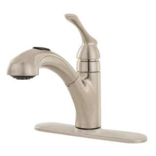 Banbury Single Handle Pull Out Sprayer Faucet in Spot Resist Stainless