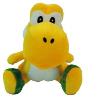 Super Mario Bros. Nintendo Wii 6 Plush Yellow Yoshi  