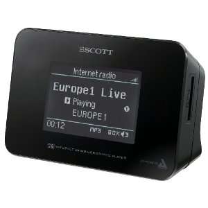 Scott DXi 50 WL Internet Radio (Kartenslots, USB Anschluss) schwarz