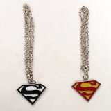 Superman Logo Anhänger Halskette Kette Necklace Schmuck