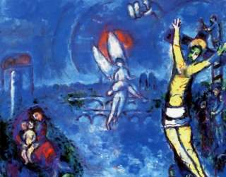 Chagall KREUZIGUNG limitierte Zinkätzung  