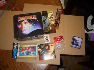 SMALLVILLE LUNCH BOX SIGNED CD COVER PLUS EXTRAS AS PICTURED SUPERMAN 