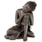 Neu+Buddha+Fig​ur+Asien+Buddh​afigur+Sitzend​+Holzeffekt+1.​