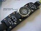 MENS, AWESOME MALTA CROSS WATCH, WIDE BAND, NEW, AWESOME FOR BIKERS 