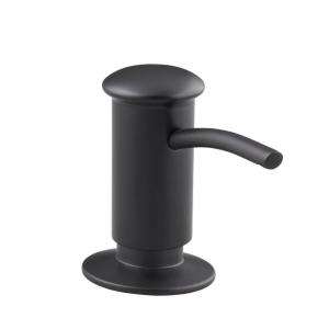 KOHLER Contemporary Design Soap/Lotion Dispenser in Matte Black K 1895 