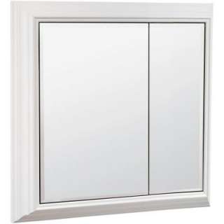   Storage Mirror Medicine Cabinet in White SM30Y WH at The Home Depot