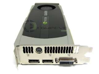 nVidia Quadro 6000G 6GB Video Card G Sync 2 VCQFXGSYNCG80 Interface 