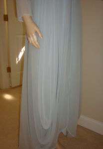 Vintage Ethereal Blue Party Prom Dress Gown  