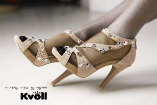 fashion spring Crystal Sandalsl shoes iL2949 US 4 8.5  