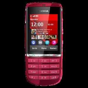 BRAND NEW Nokia Asha 300 UNLOCKED GSM SmartPhone AT&T 3G   Red  