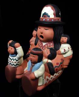 Older Pottery STORYTELLER Native American Figure  